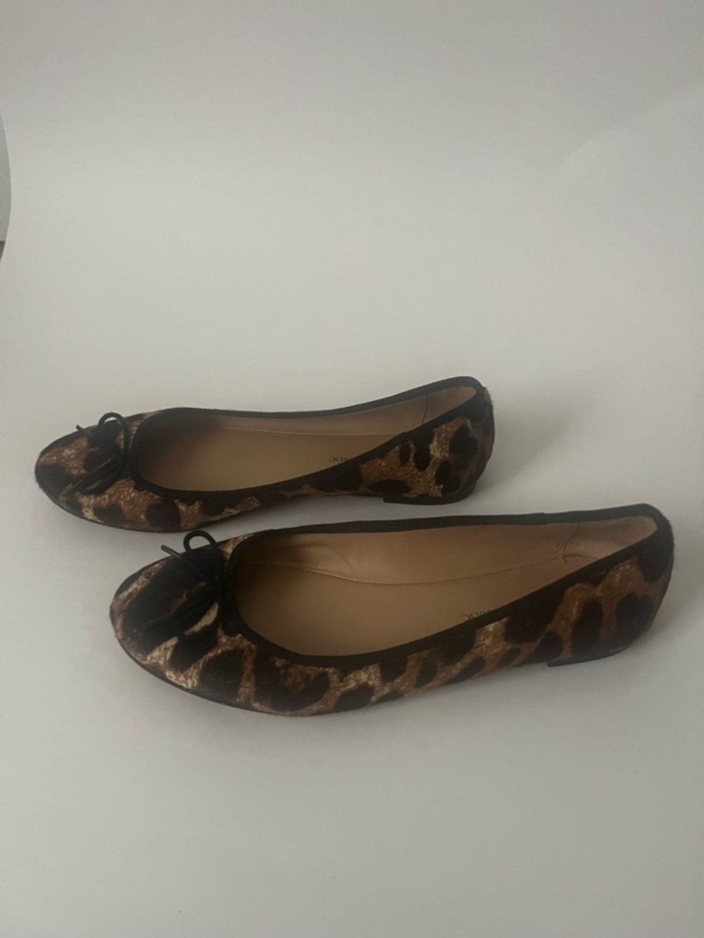Banana Republic Leopard-Print Ballet Flats in Brown and Black